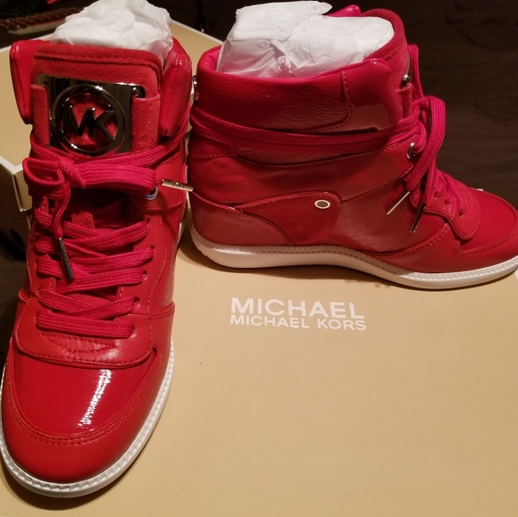 mk high top sneakers